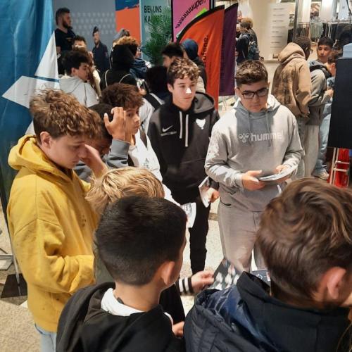 Schüler*innen beim Grow Jobfestival