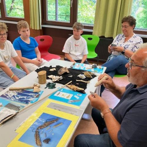 Das Foto zeigt die Schüler*innen