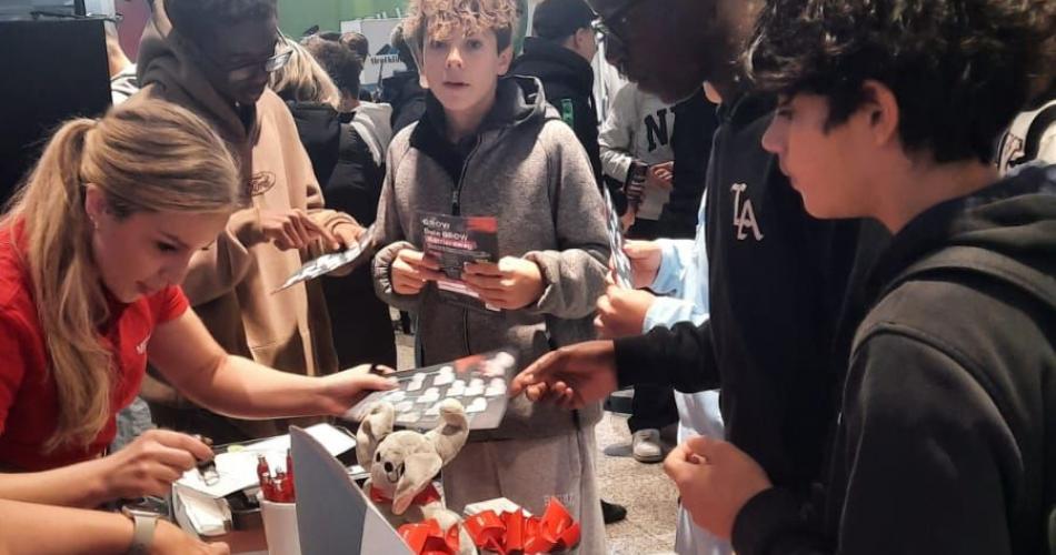 Schüler*innen beim Grow Jobfestival